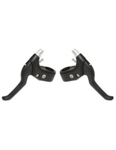 PVC Brake Lever Set 3 Finger Black.